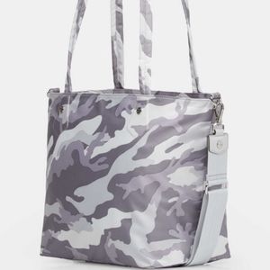 nwt MZ Wallace Large Light Gray Camo Soho Tote Bag